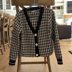 Dex Cropped Tweed Cardigan